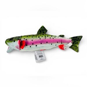 Bass Pro Shops Trout Fish Plush Stuffed Animal 14” W/Tag 2024 Realistic Toy